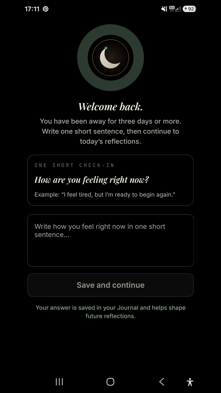 Grace Mode, the app's alternative to streaks